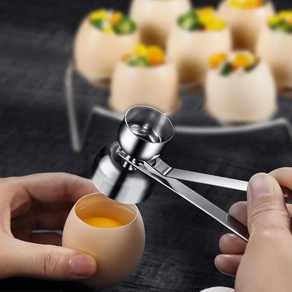 Metal Egg Scissors Eggshell Double Opener Topper Cutter Opener Open Tool Egg Kitchen Steel Boiled H8r1
Metal Egg Scissors Eggshell Double Opener Topper Cutter Opener Open Tool Egg Kitchen Steel Boiled H8r1