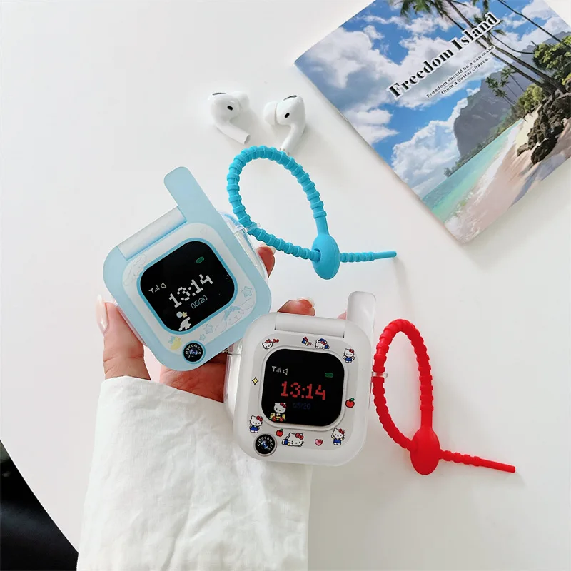 Mini Phone Cartoon Melody Kitty Little Tag Case for Apple AirPods 1 2 3 Pro Cases Cover IPhone Bluetooth Earbuds Earphone Case
Mini Phone Cartoon Melody Kitty Little Tag Case for Apple AirPods 1 2 3 Pro Cases Cover IPhone Bluetooth Earbuds Earphone Case