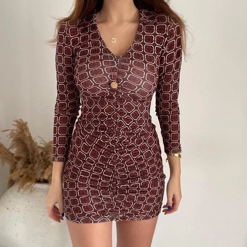 Dourbesty Vintage Bodycon Dresses For Women Spring Autumn Sexy Fashion V Neck Long Sleeve Plaid Party Dress Club Vestidos Ladies
Dourbesty Vintage Bodycon Dresses For Women Spring Autumn Sexy Fashion V Neck Long Sleeve Plaid Party Dress Club Vestidos Ladies