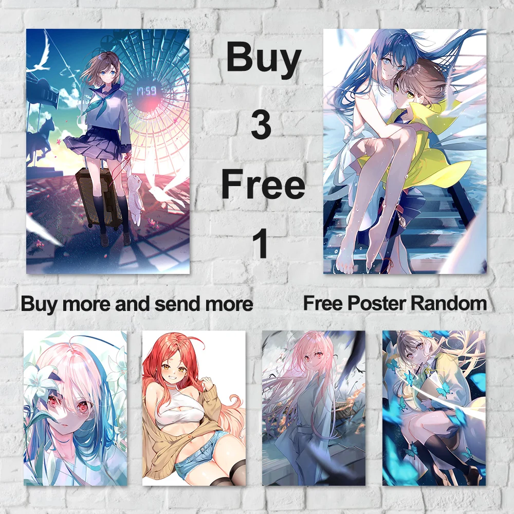 Print Anime Girl Wall Art Canvas Painting Quality Poster Custom Pictures Sexy Modern Art Wall Art Room Home Decor Interior Mural
Print Anime Girl Wall Art Canvas Painting Quality Poster Custom Pictures Sexy Modern Art Wall Art Room Home Decor Interior Mural