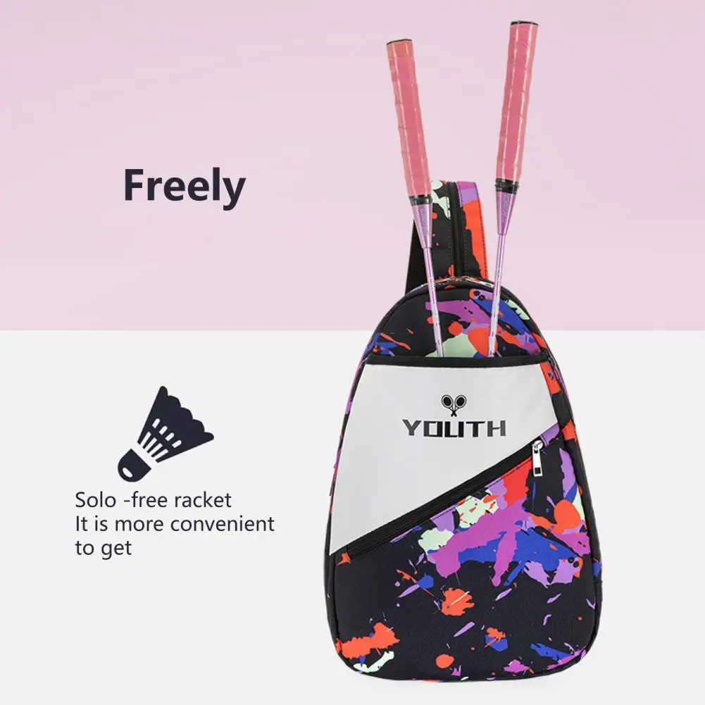 

Junior Tennis Bag Water Proof High Capacity Highly Compatible Compartment Oxford Cloth Badminton Racket Sports Bag Outdoor Sport