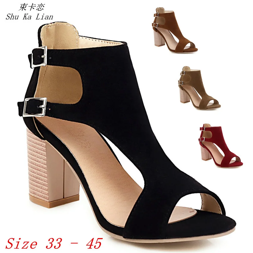 Summer Shoes High Heels Gladiator Sandals Women Pumps 7.5 CM High Heel Shoes Woman Plus Size 33 - 45
Summer Shoes High Heels Gladiator Sandals Women Pumps 7.5 CM High Heel Shoes Woman Plus Size 33 - 45