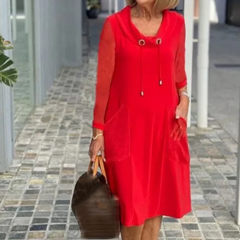 Women Summer Short Sleeve Solid Pockets Mini Dress 2023 Scarf Collar Party Dress Casual Fashion Mesh Drawstring Pullover Dress
Women Summer Short Sleeve Solid Pockets Mini Dress 2023 Scarf Collar Party Dress Casual Fashion Mesh Drawstring Pullover Dress