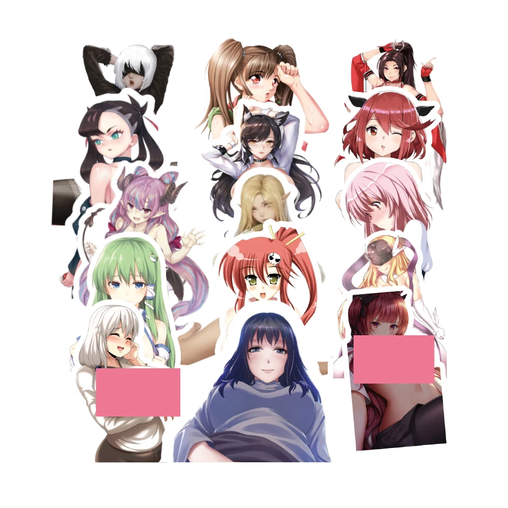 10/30/50/100Pcs Adult Anime Sexy Waifu Hentai Stickers Suncensored Decals for Laptop Phone Luggage Skateboard Sticker Toys Gift
10/30/50/100Pcs Adult Anime Sexy Waifu Hentai Stickers Suncensored Decals for Laptop Phone Luggage Skateboard Sticker Toys Gift