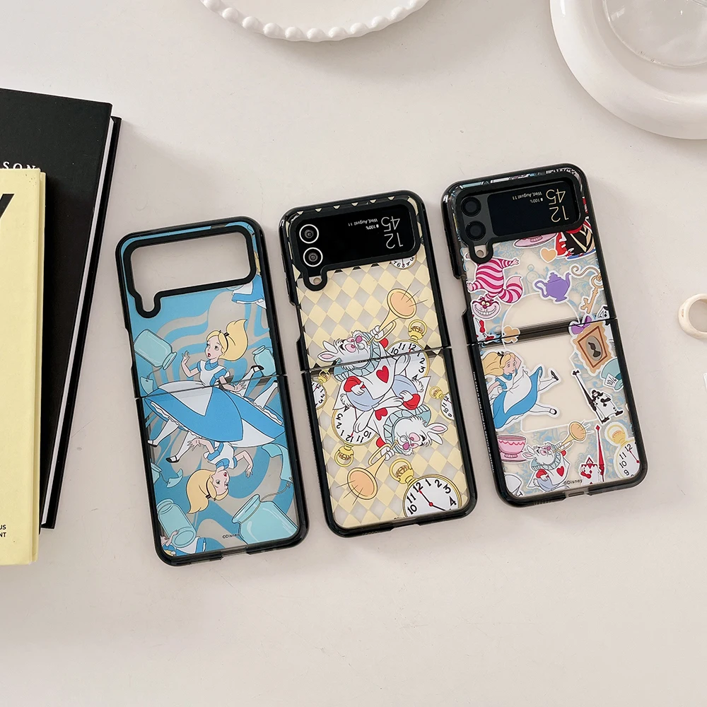 Disneies Alices in Wonderland Transparent Phone Case for Samsung Galaxy Z Flip 3 4 5 5G PC Hard Anti-drop Back Cover Funda
Disneies Alices in Wonderland Transparent Phone Case for Samsung Galaxy Z Flip 3 4 5 5G PC Hard Anti-drop Back Cover Funda