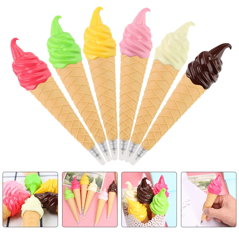6pcs Creative Funny Ice Cream Lovely Pens Ballpoint Pens Pens for Students Party Favor
6pcs Creative Funny Ice Cream Lovely Pens Ballpoint Pens Pens for Students Party Favor
