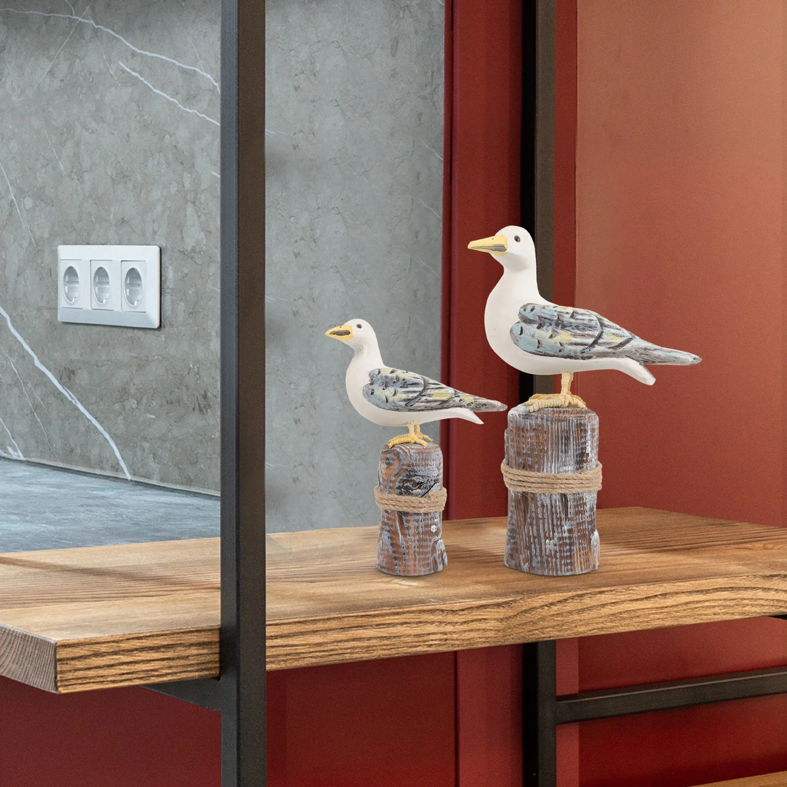 2pcs Wooden Figurine Nautical Ornaments Mediterranean Style Coastal Beach Room Garden Decoration For Bedroom Living Room 
2pcs Wooden Figurine Nautical Ornaments Mediterranean Style Coastal Beach Room Garden Decoration For Bedroom Living Room