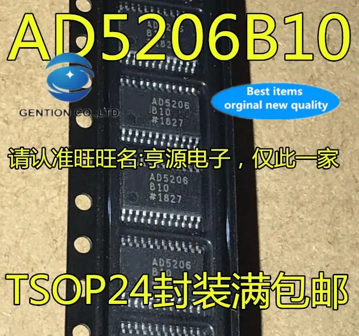 5pcs 100% orginal new AD5206BRUZ10 AD5206B10 AD5206 TSSOP24 digital potentiometer chip
5pcs 100% orginal new AD5206BRUZ10 AD5206B10 AD5206 TSSOP24 digital potentiometer chip