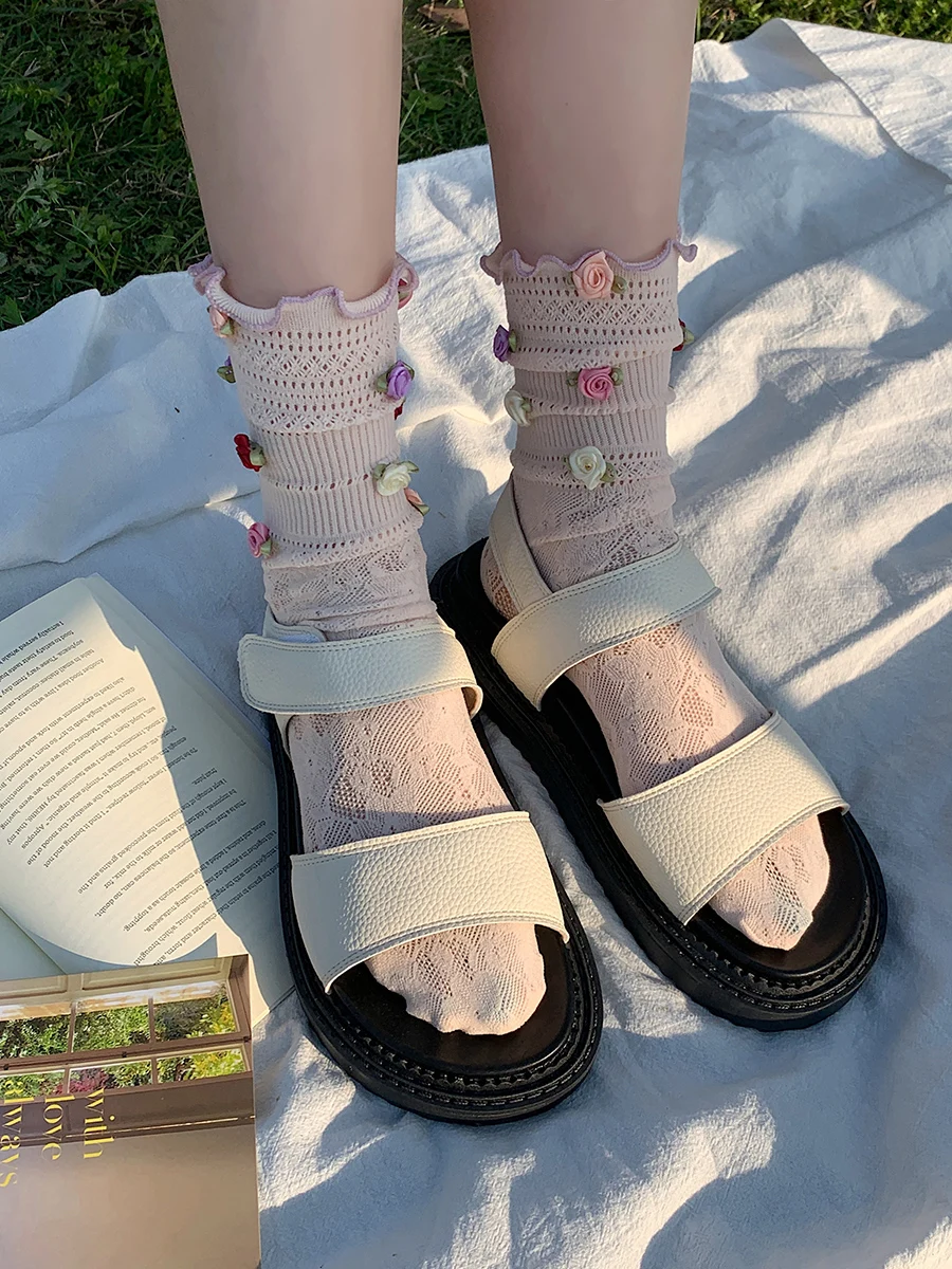 Сандалии женские на низком каблуке, босоножки в стиле «лолита», тапочки для колледжа, пляжная обувь, модные туфли в римском стиле, лето 2023
Сандалии женские на низком каблуке, босоножки в стиле «лолита», тапочки для колледжа, пляжная обувь, модные туфли в римском стиле, лето 2023