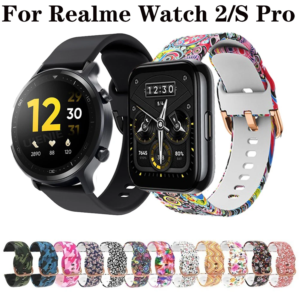 Silicone Band for Realme Watch 3/2/S pro Smart Watch Bracelet Sport Replacement Wristband for Realme Watch 2pro Correa
Silicone Band for Realme Watch 3/2/S pro Smart Watch Bracelet Sport Replacement Wristband for Realme Watch 2pro Correa
