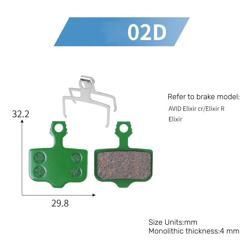 

1 пара (2 шт.) гидравлические дисковые керамические тормозные колодки для горного велосипеда SHIMANO SRAM AVID HAYES Magura велосипедные запчасти аксессуары 02D
