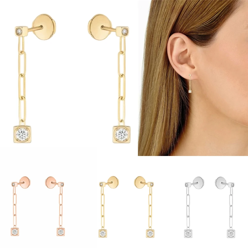 French luxury jewelry suitable dinh van jewelry square stud earrings 925 silver fashion ladies party wedding gift wholesale
French luxury jewelry suitable dinh van jewelry square stud earrings 925 silver fashion ladies party wedding gift wholesale