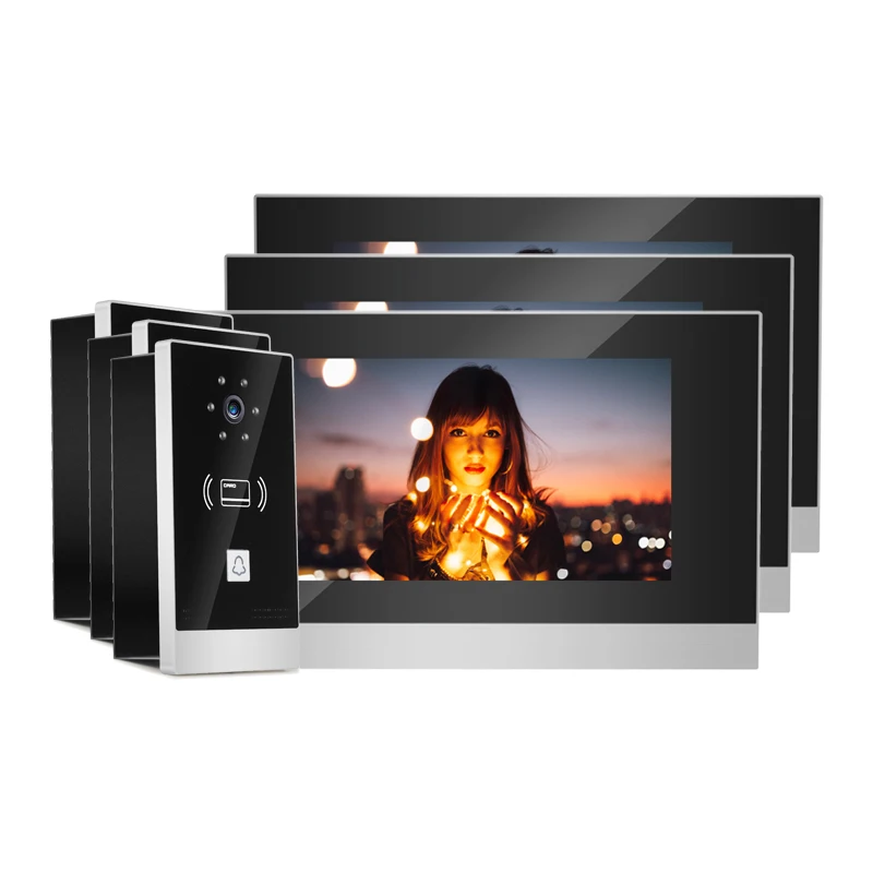Luxury Smart Home 7 Inch Video Door Entry System Wired Visual Doorbell For 3 Family Wireless Doorbell Home Long
Luxury Smart Home 7 Inch Video Door Entry System Wired Visual Doorbell For 3 Family Wireless Doorbell Home Long