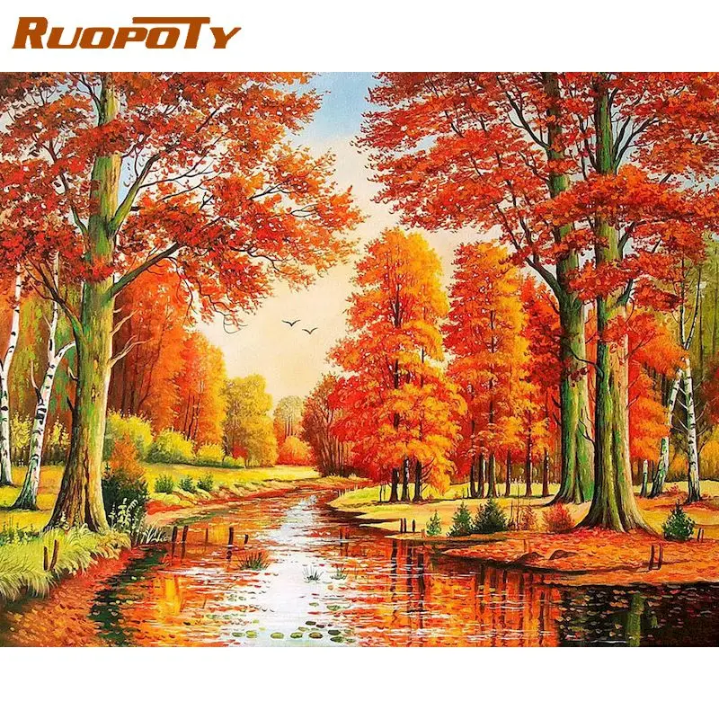RUOPOTY Drawing By Number Autumn Tree Kits DIY Painting By Numbers Landscape On Canvas HandPainted Decoration For Living Room 40
RUOPOTY Drawing By Number Autumn Tree Kits DIY Painting By Numbers Landscape On Canvas HandPainted Decoration For Living Room 40