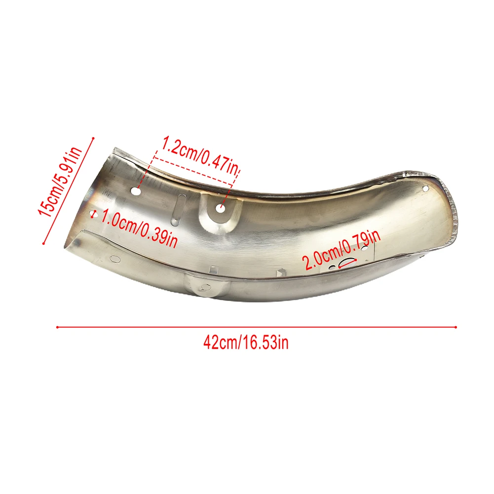 Durable High Quality Practical Mudguard 16.73in Autocycle Chrome Motorcycle Parts Prevent Splash Stainless Steel
Durable High Quality Practical Mudguard 16.73in Autocycle Chrome Motorcycle Parts Prevent Splash Stainless Steel