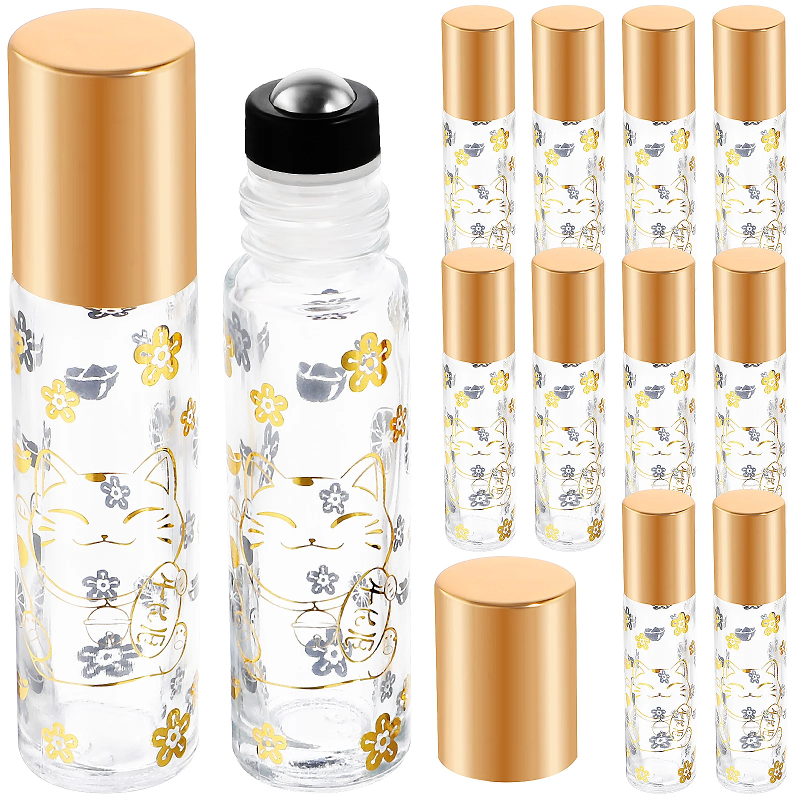 12 Pcs Roller Bottle Small Bottles Perfume Empty 10ml Essential Oils Roller-on Scroll Wheel
12 Pcs Roller Bottle Small Bottles Perfume Empty 10ml Essential Oils Roller-on Scroll Wheel