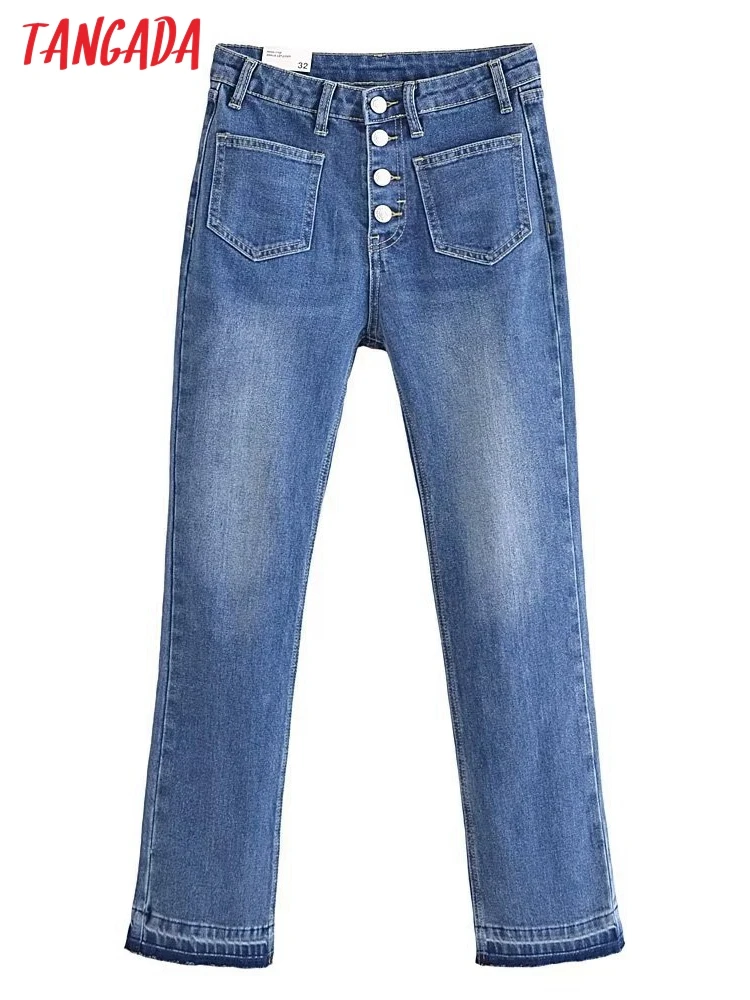 Tangada 2022 Women Blue Jeans Pants Trousers Low Waist Pockets Buttons Female Pants SW7
Tangada 2022 Women Blue Jeans Pants Trousers Low Waist Pockets Buttons Female Pants SW7