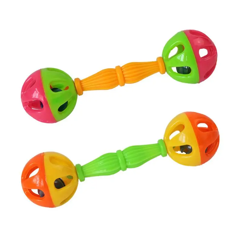 

2 упаковки, игрушки для птиц, красочные двойные шариковые интерактивные игрушки с колокольчиком для средних птиц