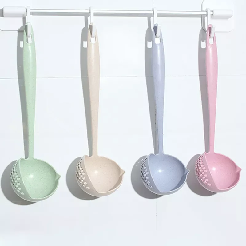 NEW2022 1Pcs Wheat Straw/PP Long Handle Soup Spoon Hook Design Multi-function Kitchen Tools Filter 2 in 1 Porridge Spoons
NEW2022 1Pcs Wheat Straw/PP Long Handle Soup Spoon Hook Design Multi-function Kitchen Tools Filter 2 in 1 Porridge Spoons
