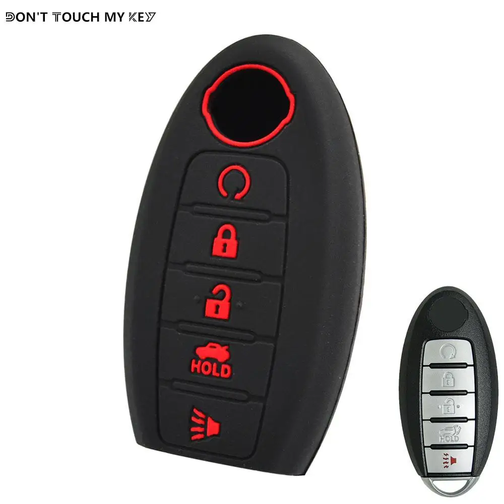 5-кнопочный силиконовый чехол для автомобильного ключа для Nissan Rouge Murano Maxima Altima Sentra Pathfinder Qashqai, чехол с дистанционным управлением без ключа, брелок
5-кнопочный силиконовый чехол для автомобильного ключа для Nissan Rouge Murano Maxima Altima Sentra Pathfinder Qashqai, чехол с дистанционным управлением без ключа, брелок