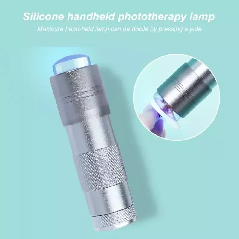 NEW Art UV Press Light UV Lamp With Jelly Silicone Stamper Portable-Handheld Nail Dryer Gel Nail Polish Quick Dry Lamp
NEW Art UV Press Light UV Lamp With Jelly Silicone Stamper Portable-Handheld Nail Dryer Gel Nail Polish Quick Dry Lamp