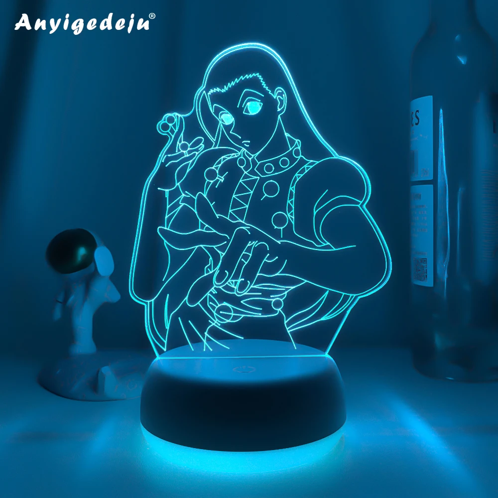 Acrylic Led Night Light Anime Hunter X Hunter Bedroom Decor Light for Kid Child Birthday Gift HXH Illumi Zoldyck Figure 3d Lamp
Acrylic Led Night Light Anime Hunter X Hunter Bedroom Decor Light for Kid Child Birthday Gift HXH Illumi Zoldyck Figure 3d Lamp