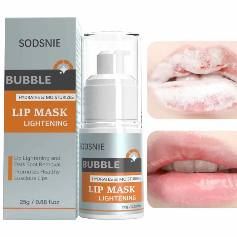 

Bubble Lip Moisturizing Scrub 25g Lip Lightning Exfoliating Brighten Balm Dead Skin Removal Gel Bright Nourish Hydrate Dark Lips