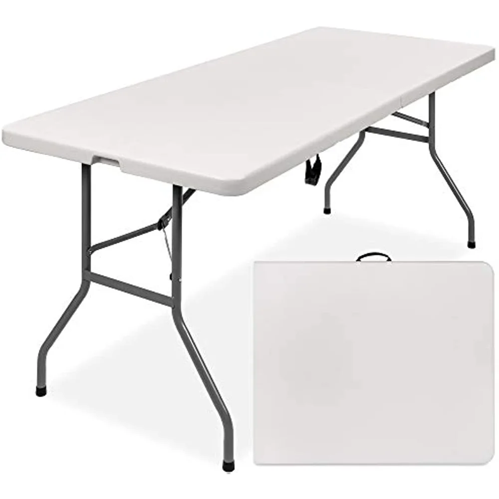 Products 6ft Plastic Folding Table, Indoor Outdoor Heavy Duty Portable w/Handle, Lock for Picnic, Party, Camping - White
Products 6ft Plastic Folding Table, Indoor Outdoor Heavy Duty Portable w/Handle, Lock for Picnic, Party, Camping - White
