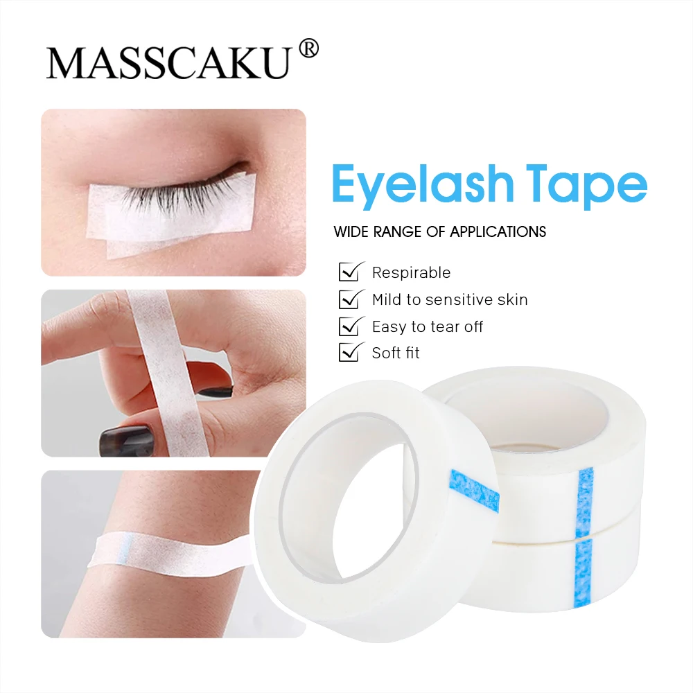 MASSCAKU 5PCS Micropore Tape for Eyelash Extensions Tools Medical Breathable Lashes Tape Under Patches Eyelashes Tape
MASSCAKU 5PCS Micropore Tape for Eyelash Extensions Tools Medical Breathable Lashes Tape Under Patches Eyelashes Tape