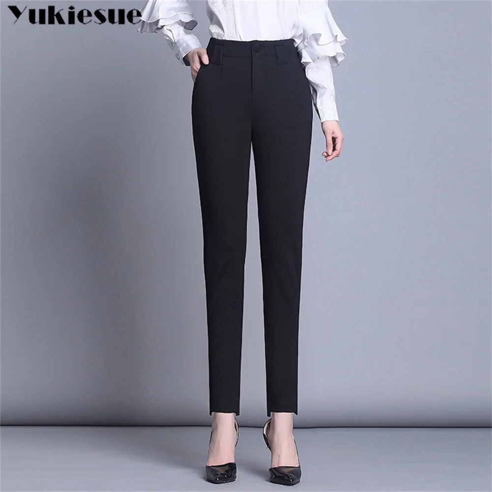 Women's Work Straight Dress Pants Professional Ladies Suit Pants Black Pencil Pants Elastic Slim High Waist Cigarette Trousers
Women's Work Straight Dress Pants Professional Ladies Suit Pants Black Pencil Pants Elastic Slim High Waist Cigarette Trousers