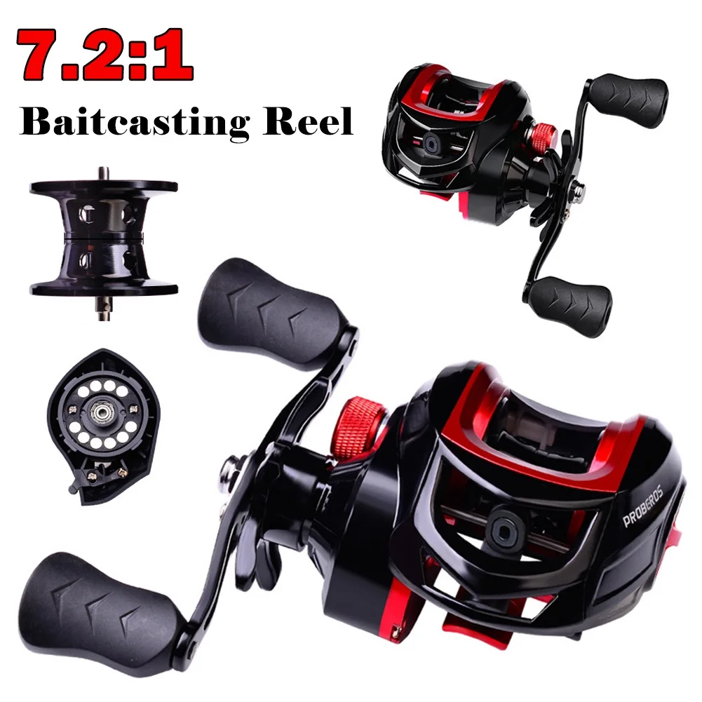 Metal Fishing Reel Hand Baitcasting Reel 10KG Drag 7.2:1 High Speed Bait Casting Fishing Wheel For Saltwater Fishing Tackles
Metal Fishing Reel Hand Baitcasting Reel 10KG Drag 7.2:1 High Speed Bait Casting Fishing Wheel For Saltwater Fishing Tackles