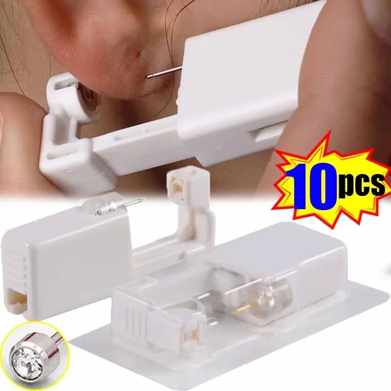 Self Earring Piercing Tools Women Men Disposable Safe Painless Nose Lip Piercing Gun Set Body Jewelry Machine Kit Studs
Self Earring Piercing Tools Women Men Disposable Safe Painless Nose Lip Piercing Gun Set Body Jewelry Machine Kit Studs