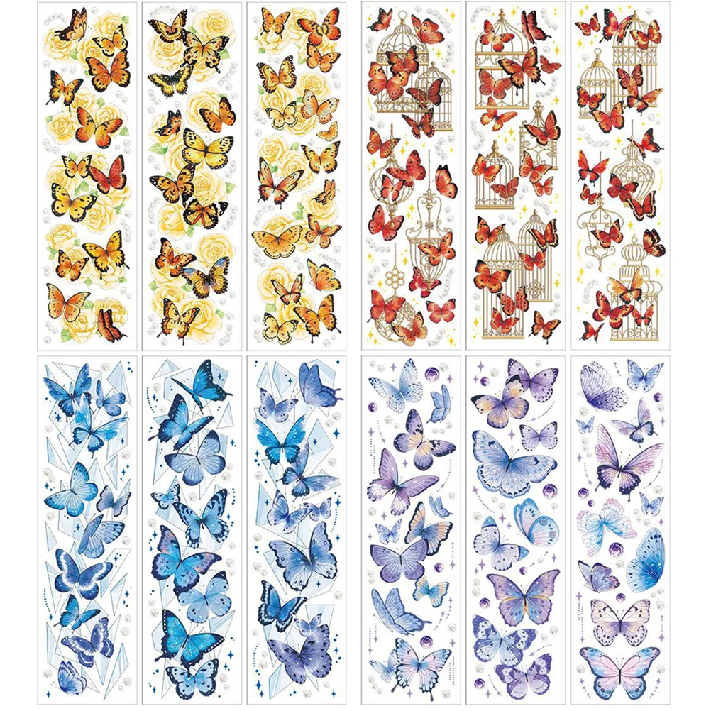 Decal Stickers Washi Tape Butterflies Sticker Retro Scrapbook Rose Watercolor Decorative Adhesive Flower Photo Album Vintage
Decal Stickers Washi Tape Butterflies Sticker Retro Scrapbook Rose Watercolor Decorative Adhesive Flower Photo Album Vintage