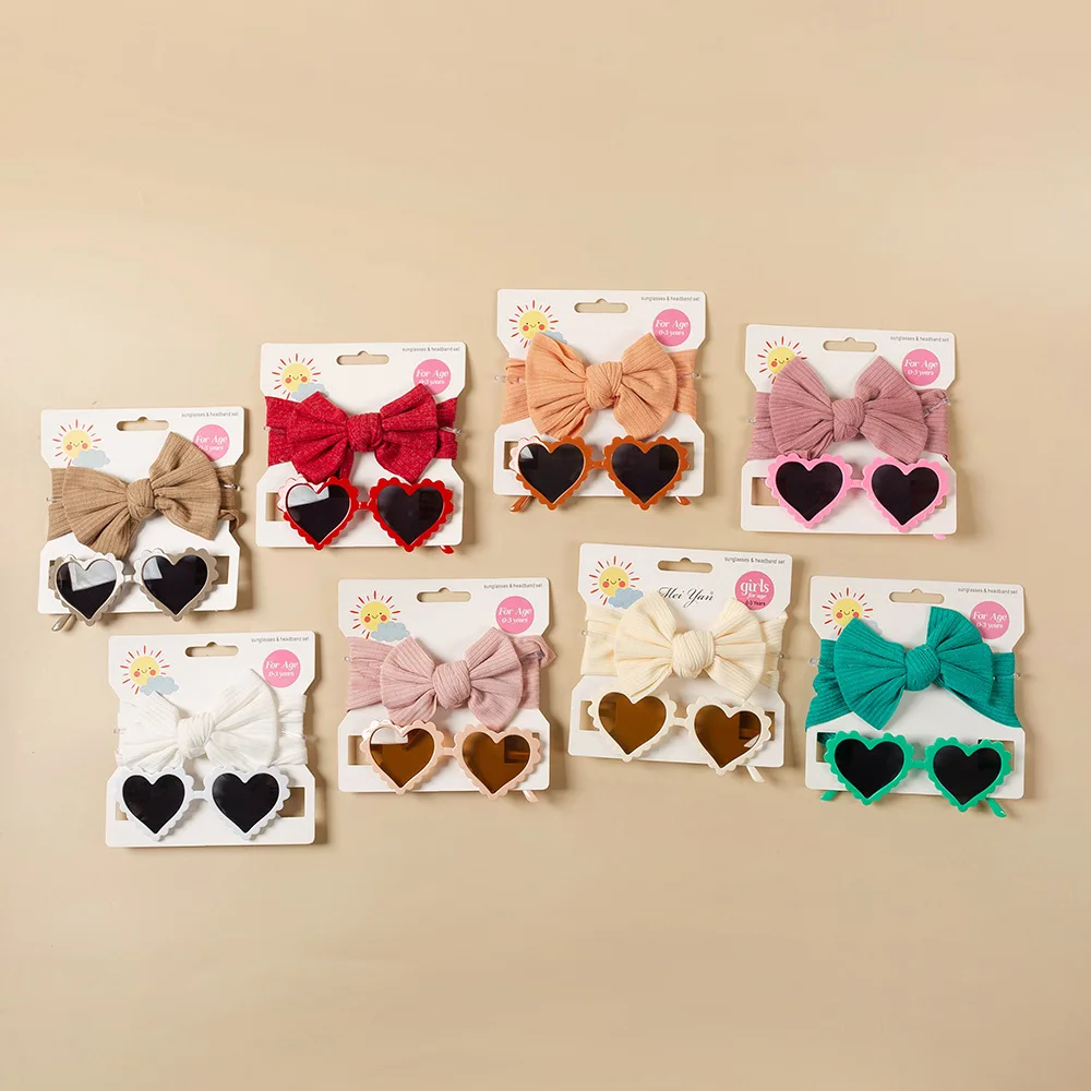 Baby Girls Hair Accessories Fashion Sun Flower Sunglasses Bow Hairband Set Newborn Head Bands Summer Beach Photography Props
Baby Girls Hair Accessories Fashion Sun Flower Sunglasses Bow Hairband Set Newborn Head Bands Summer Beach Photography Props