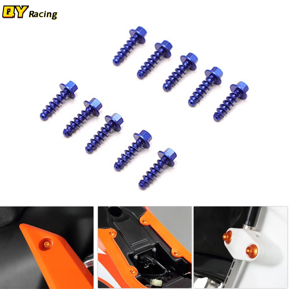 10PCS Motocross Self Tapping Screw Bolt Kit For KTM EXC EXCF XC XCF SX SXF TPI SIX DAYS 125 250 300 350 400 450 500 1997-2022
10PCS Motocross Self Tapping Screw Bolt Kit For KTM EXC EXCF XC XCF SX SXF TPI SIX DAYS 125 250 300 350 400 450 500 1997-2022