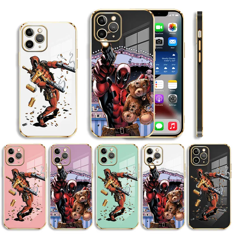 Marvel SpiderMan VS Deadpool Luxury Soft Plating Phone Case For iPhone 14 13 12 11 Pro Max Mini X XR XS Max 7 8 6 6s Plus SE
Marvel SpiderMan VS Deadpool Luxury Soft Plating Phone Case For iPhone 14 13 12 11 Pro Max Mini X XR XS Max 7 8 6 6s Plus SE
