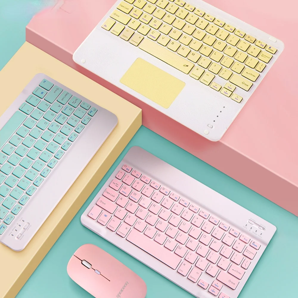 Новая Bluetooth клавиатура для IPad Pro11 Mini Teclado беспроводная и мышь Samsung Xiaomi Touchpad |
