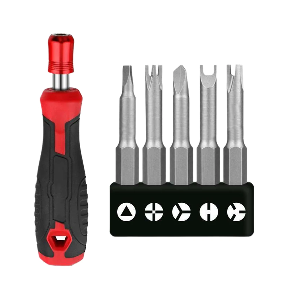 6Pcs Screwdriver Bit Handle Set Hex Shanked Cross Torx Hex Head For Socket Wrench Repairing Parts Manual Tools Accessories
6Pcs Screwdriver Bit Handle Set Hex Shanked Cross Torx Hex Head For Socket Wrench Repairing Parts Manual Tools Accessories
