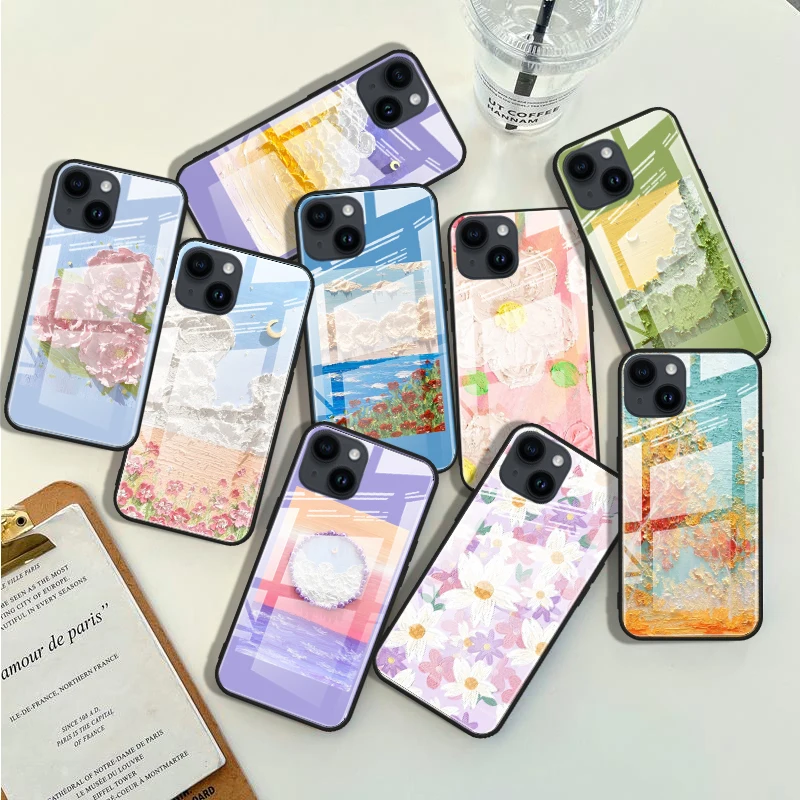 Beauty oil painting art Tempered Glass Phone Case For iPhone 14 13 12 11 X XS XR 8 7 6 Pro Max Mini Plus Cover Coque Capa Fundas
Beauty oil painting art Tempered Glass Phone Case For iPhone 14 13 12 11 X XS XR 8 7 6 Pro Max Mini Plus Cover Coque Capa Fundas