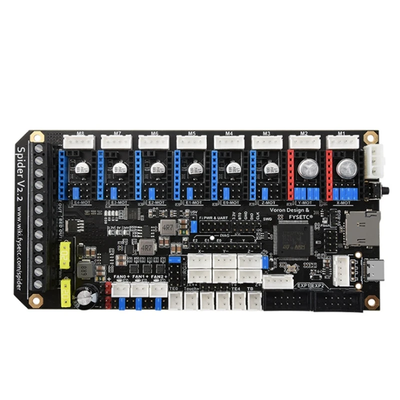 Spider V2.2 Motherboard 32Bit Controller Board 3D Printer Part Replace SKR V1.3 for Voron 3D Printer
Spider V2.2 Motherboard 32Bit Controller Board 3D Printer Part Replace SKR V1.3 for Voron 3D Printer