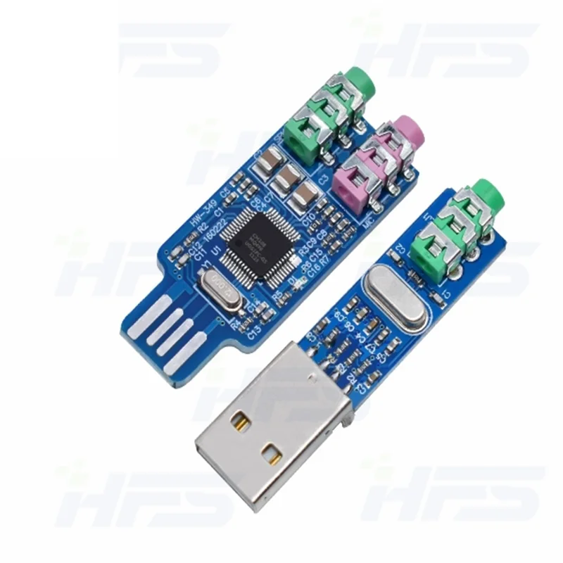 

5V Mini PCM2704 CM108 USB DAC HIFI USB Sound Card USB Power DAC Decoder Board Module For Arduino Raspberry Pi 16 Bits