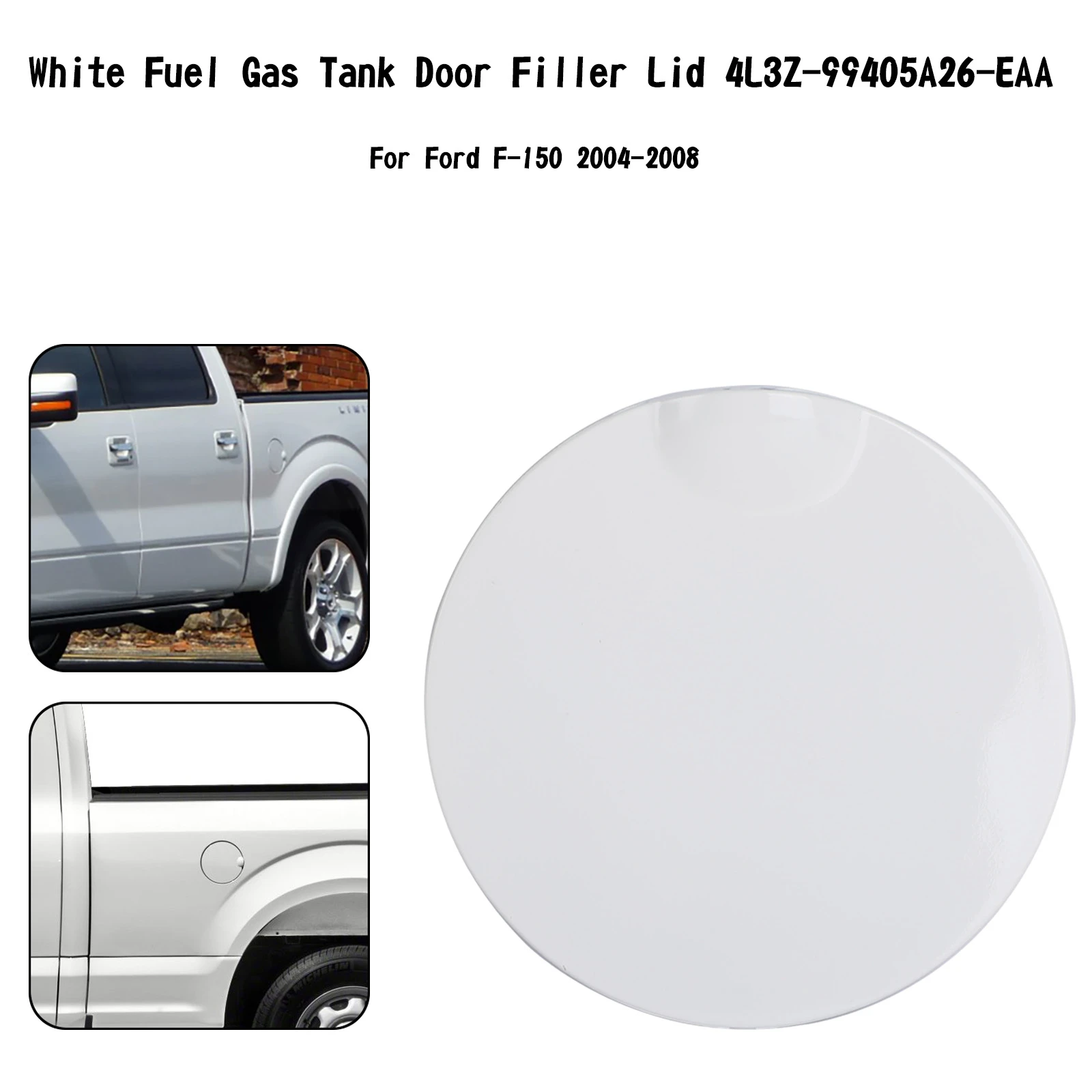 Крышка дверного наполнителя для бензобака Topteng, белая, 4L3Z-99405A26-EAA для Ford F-150 2004-2008 
Крышка дверного наполнителя для бензобака Topteng, белая, 4L3Z-99405A26-EAA для Ford F-150 2004-2008