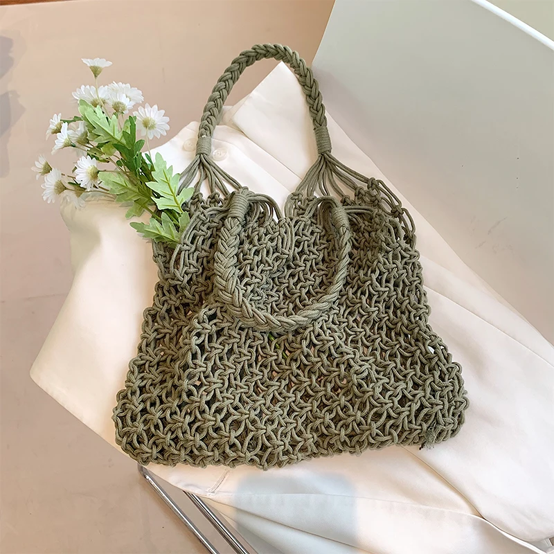 Дизайнерская плетеная вязаная крючком сумка на плечо, женская сумка, повседневная плетеная летняя пляжная сумка-мешок в этническом стиле, т...
Дизайнерская плетеная вязаная крючком сумка на плечо, женская сумка, повседневная плетеная летняя пляжная сумка-мешок в этническом стиле, т...
