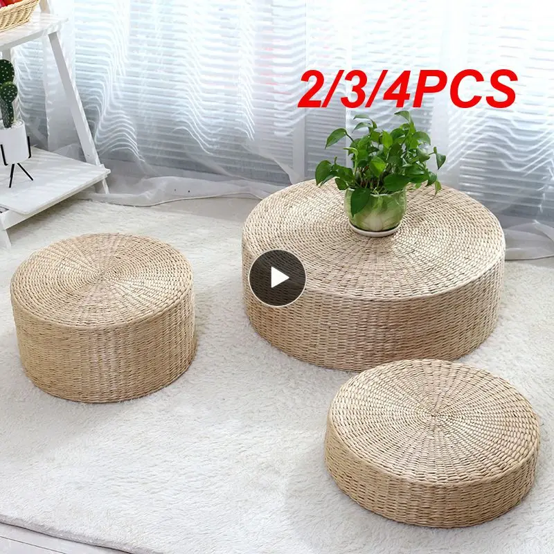 30x30x10cm Natural Straw Round Pouf Tatami Cushion Weave Handmade Pillow Floor Japanese Style Cushion With Silk Wadding Textile
30x30x10cm Natural Straw Round Pouf Tatami Cushion Weave Handmade Pillow Floor Japanese Style Cushion With Silk Wadding Textile