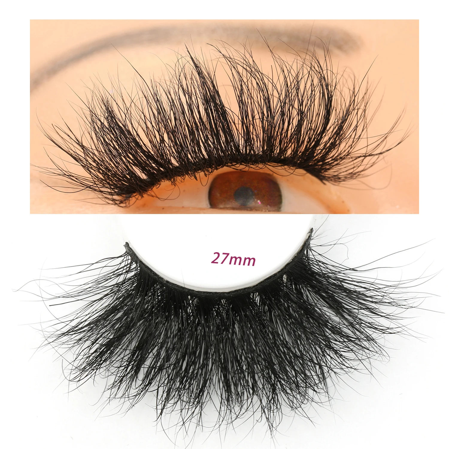 Shegoal Makeup 27mm 5D Real Black Mink Lashes Strip False Eyelashes Faux Cils Beauty Soft Fluffy Effects Better Reused Dramatic
Shegoal Makeup 27mm 5D Real Black Mink Lashes Strip False Eyelashes Faux Cils Beauty Soft Fluffy Effects Better Reused Dramatic