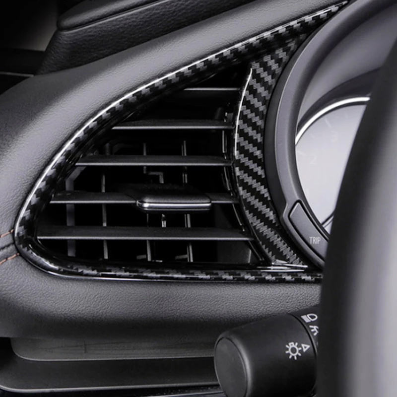 ABS Carbon fibre For Mazda 3 2019 2020 accessories Car Left and right air outlets of instrument panel Cover Trim car styling
ABS Carbon fibre For Mazda 3 2019 2020 accessories Car Left and right air outlets of instrument panel Cover Trim car styling