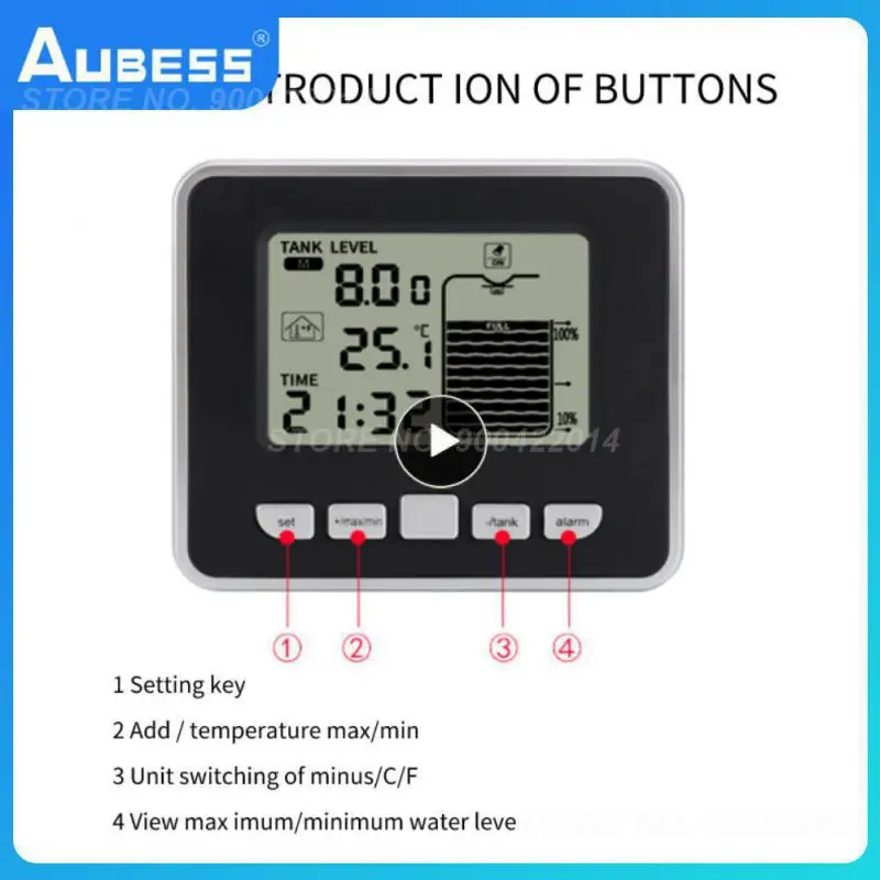 Ts-ft002 Sensor Transmitter Indoor Ultrasonic Water Level Gauge Multifunction Wireless Water Tank Liquid Depth Level Meter Mini
Ts-ft002 Sensor Transmitter Indoor Ultrasonic Water Level Gauge Multifunction Wireless Water Tank Liquid Depth Level Meter Mini