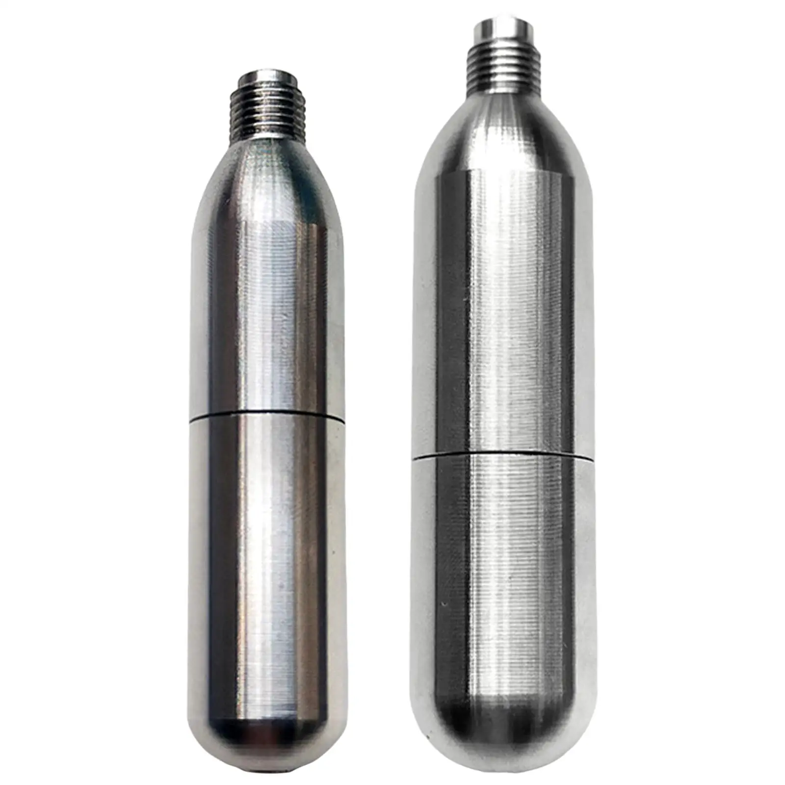 Refillable CO2 Cartridge W/ Threaded Soda Water CO2 Inflator Beer Keg CO2 Chargers Gas Canisters for Bike Tire Soda Water Beer
Refillable CO2 Cartridge W/ Threaded Soda Water CO2 Inflator Beer Keg CO2 Chargers Gas Canisters for Bike Tire Soda Water Beer