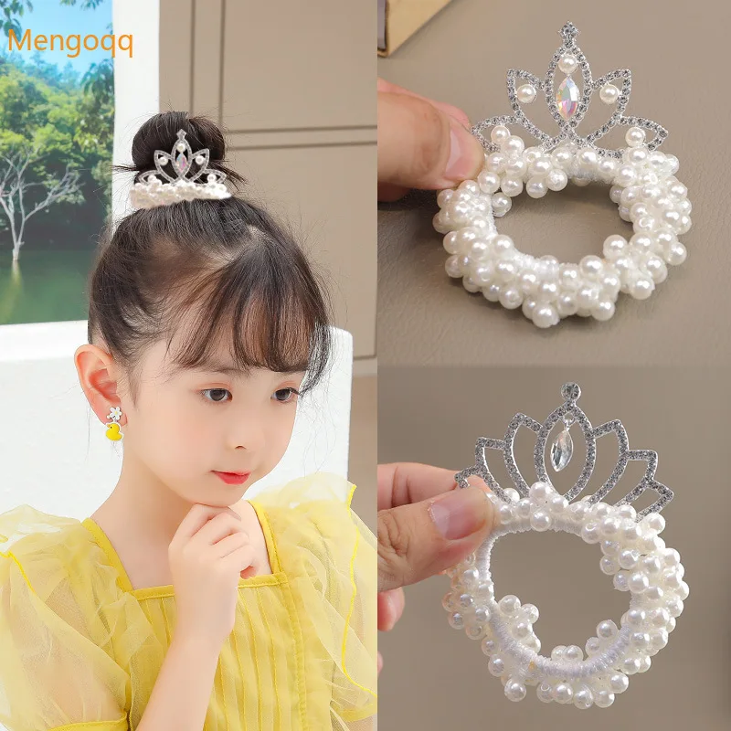 Children Crown Tiara Princess New Pearl Flower Hair Ring Rope Kids Baby Girl Tie Ball Head Rope Girls Accessories
Children Crown Tiara Princess New Pearl Flower Hair Ring Rope Kids Baby Girl Tie Ball Head Rope Girls Accessories