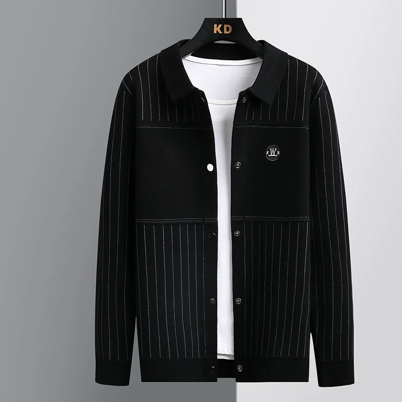 High-Grade New Autumn Winter Fashion Knitting Men Cardigan Sweater Lapels Korean Casual Coat Slim Pair Jacket Luxury Brand
High-Grade New Autumn Winter Fashion Knitting Men Cardigan Sweater Lapels Korean Casual Coat Slim Pair Jacket Luxury Brand